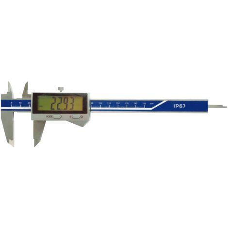 Pied à coulisse numérique en acier inoxydable 150x40 mm 0,01 mm / pouces étanche et résistant à la poussière IP67 MIB CAD150IP67