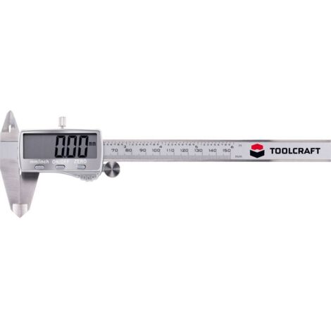 Pied à coulisse numérique TOOLCRAFT DIN EN 862 TO-5664642 150 mm C665911