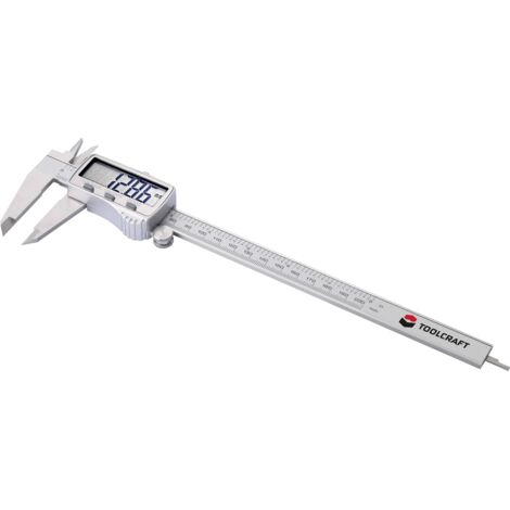 Pied à coulisse numérique TOOLCRAFT DIN EN 862 TO-6935868 200 mm Y990382