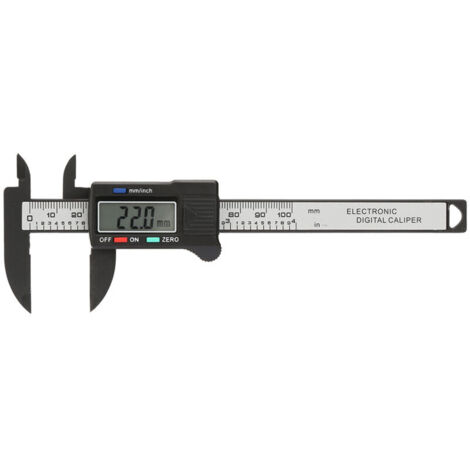 Pied à coulisse numérique Vernier pratique 100 mm facile à transporter pour la mesure de bijoux archéologiques mesure de bricolage à la maison et à l'école