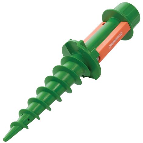 PIED D'ANCRAGE À VISSER DANS LE SOL 450 MM SILVERLINE 219607