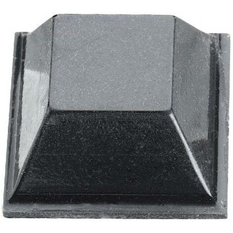 Pied d'appareil 3M SJ5018S autocollant, carré noir (L x l x H) 12.7 x 12.7 x 5.8 mm 1 pc(s) S53695