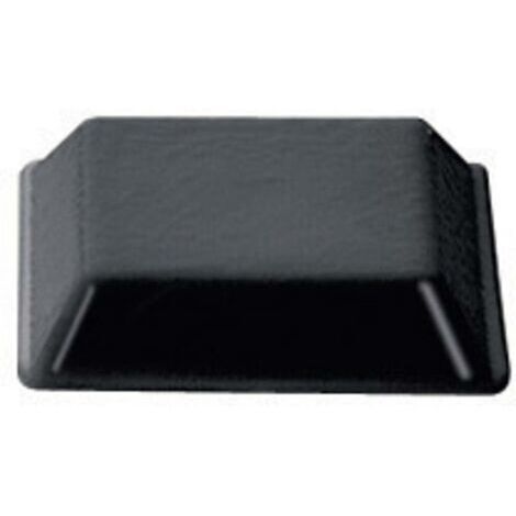 Pied d'appareil PB Fastener BS-32-BK-R-10 autocollant, carré noir (l x H) 12.7 mm x 3 mm 10 pc(s) S17428