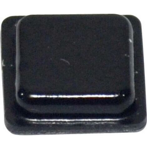 Pied d'appareil TOOLCRAFT PD2100SW autocollant, carré noir (L x l x H) 10.2 x 10.2 x 2.5 mm 1 pc(s) W32956