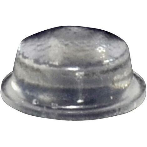 Pied d'appareil TOOLCRAFT PD2115C autocollant, rond transparent (Ø x H) 11.1 mm x 5 mm 1 pc(s) W79102
