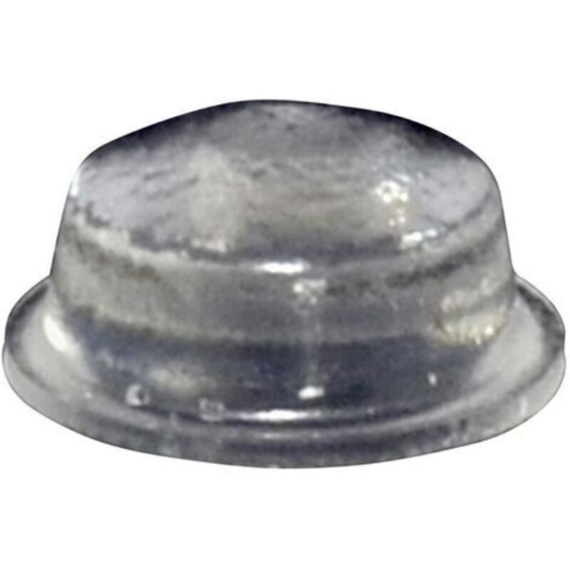 Pied d'appareil Toolcraft PD2115C autocollant, rond transparent (ø x h) 11.1 mm x 5 mm 1 pc(s) W79102