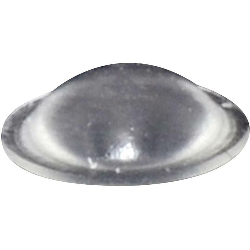 Pied d'appareil Toolcraft PD2010C autocollant, rond transparent (ø x h) 10 mm x 3.1 mm 1 pc(s) W79141