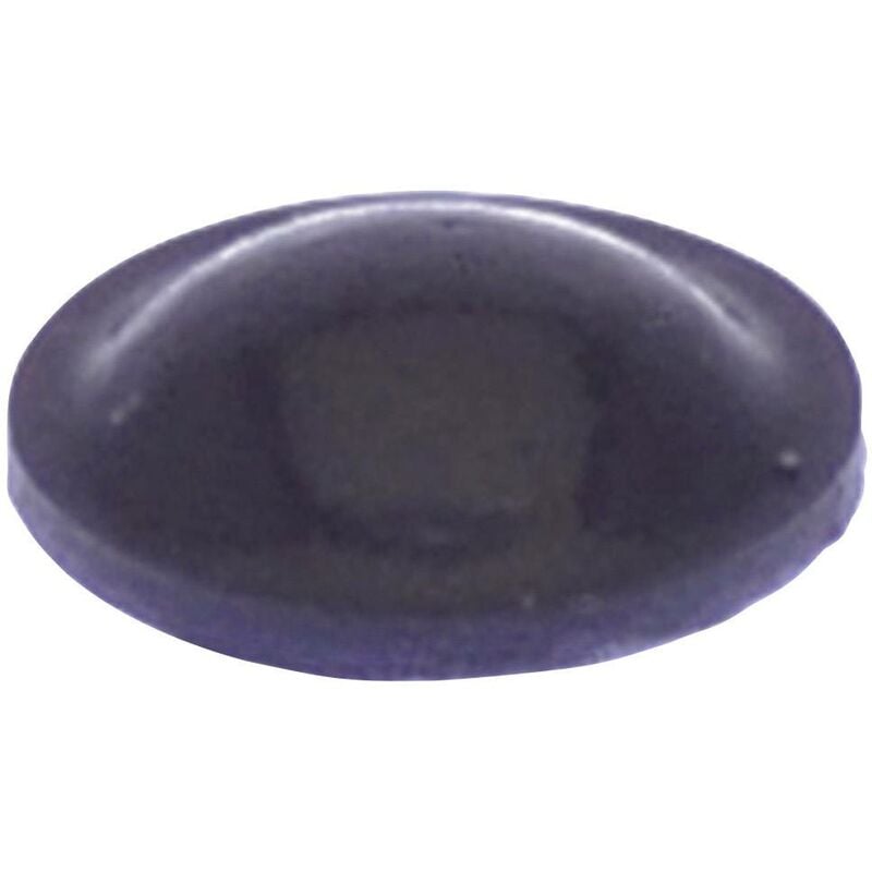 Pied d'appareil Toolcraft PD2008SW autocollant, rond noir (ø x h) 8 mm x 2.2 mm 1 pc(s) W79145