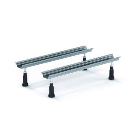 Pied de baignoire réglable 130-210 mm – Support pour baignoires acryliques jusqu'à 180 x 80 cm – Réglage latéral jusqu'à 130 mm – Mepa