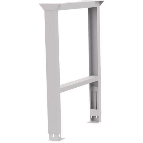 Pied de banc de travail réglable H719-1019xL150mm gris clair