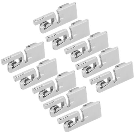 Pied de Biche Ourlet Roulé en Acier Inoxydable 10 Pièces - Accessoire Machine à Coudre