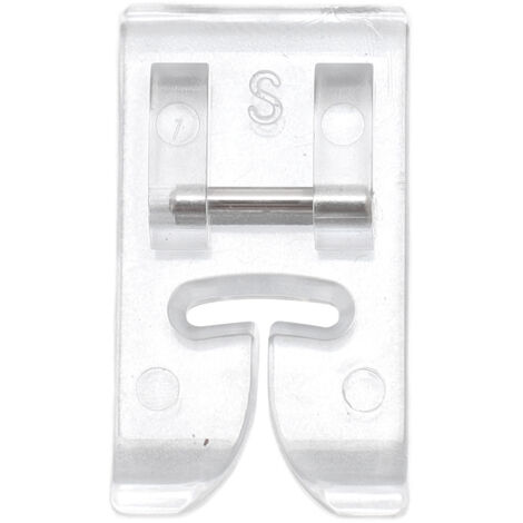 Pied-de-biche transparent de rechange de 7 mm pour machines à coudre courbes, évitant les points sautés