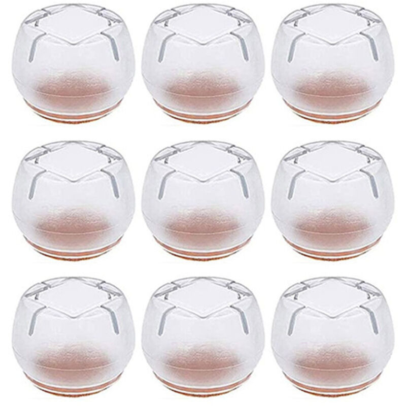 Fitags - pied de chaise40 PCS12-16MMPatin silicone pour mobilier/chaises/meubles-embout de chaise anti-rayures-tampon chaise protection