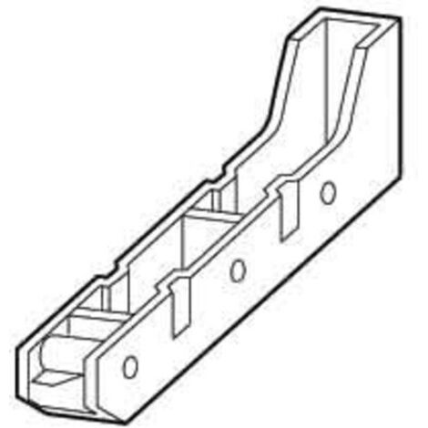 Pied de fixation pour châssis-supports avec appui au sol EATON FHF-ID