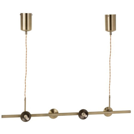 Pied de Lampe 4 Têtes Suspension "Yuks" 156cm Or