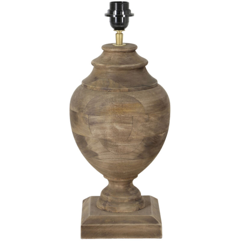 Light&living - lampe de table - Milazzo - marron - bois -