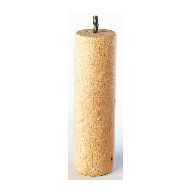 Pied de lit Cylindrique - Diamètre 60 mm - Hauteur 200 mm