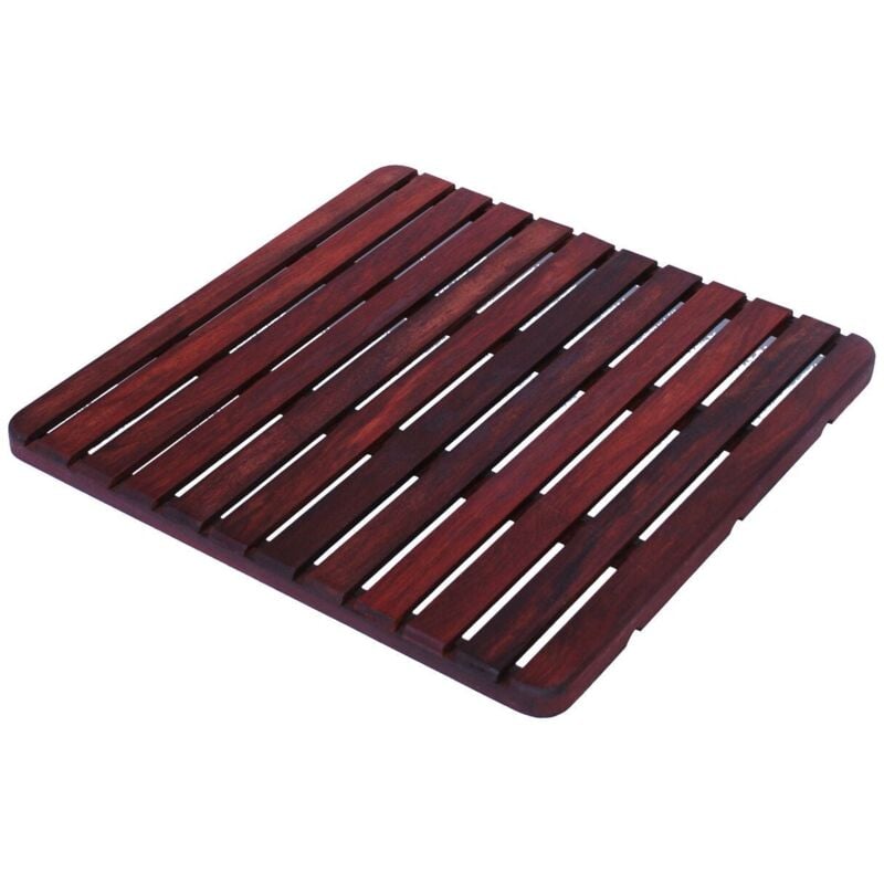 Pied de lit de douche en bois de rose 60x60 cm - Lineabeta