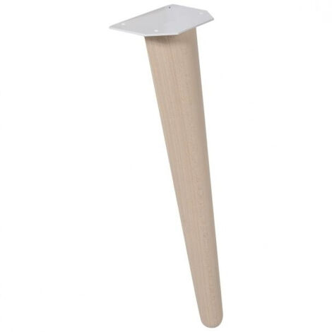 Pied de meuble bois de hêtre 400 mm - Par Pièce