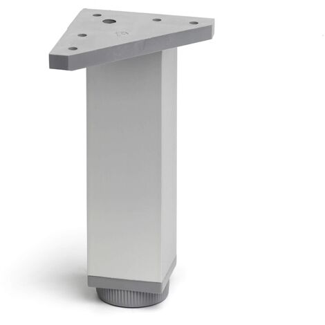 REI Fabriqué en aluminium Finition anodisée mate Projets de restauration de bricolage Mesures 4040150mm Hauteur : 15 cm Installation boulonnée facile 1 unité