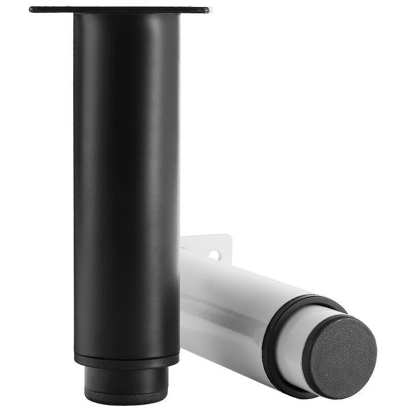 VURAHOME - Pied de Meuble Reglables de 180 a 300mm en Acier Lamine a Froid Lot de 4 Convient pour Lit Canape Table Armoire