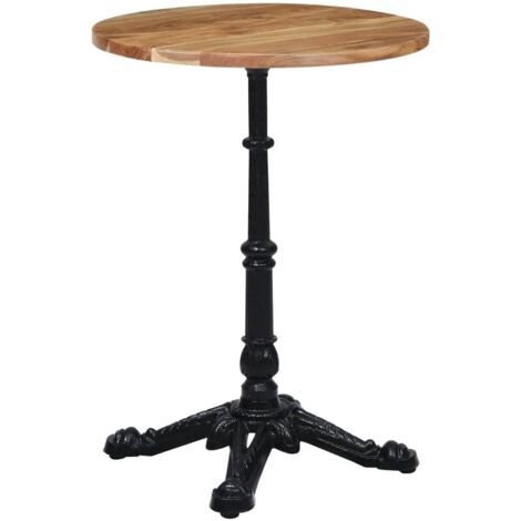 Pied de meuble，Pied de table de bistro noir 52x52x72 cm fonte CFW30277