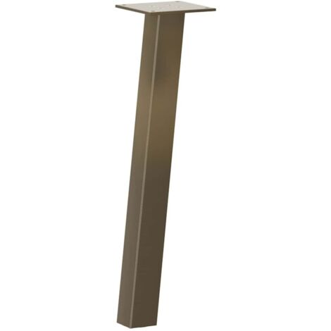 Pied de meuble，Pieds de table basse 4 pièces Acier naturel 30 cm Acier CFW81514