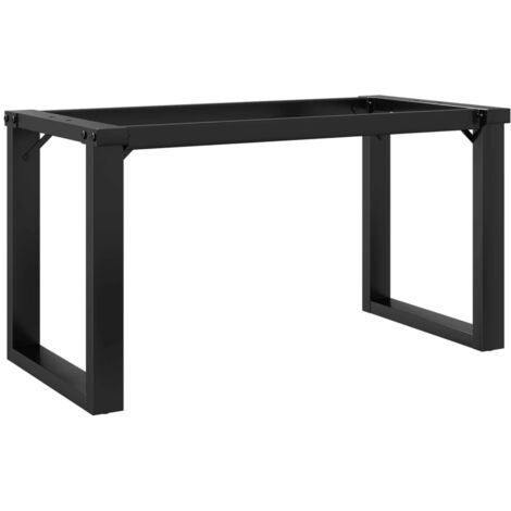 Pied de meuble，Pieds de table basse cadre en O 90x30x43 cm acier CFW15499
