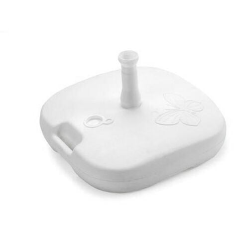 GERIMPORT Pied De Parasol 16 L Couleur: Blanc 44x44x12cm Ipae Progarden