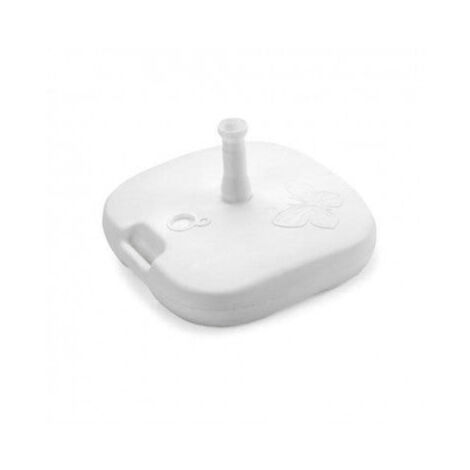 GERIMPORT Pied De Parasol 16 L Couleur: Blanc 44x44x12cm Ipae Progarden