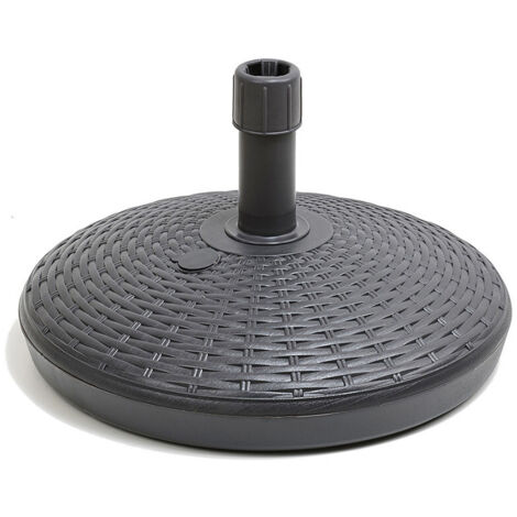 Pied De Parasol 30 L Couleur: Anthracite Ø58x15cm Ipae Progarden
