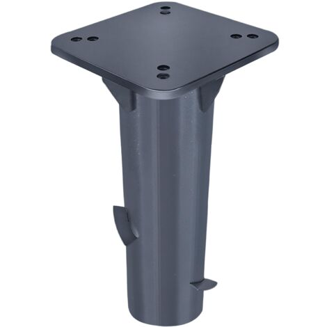 Support De Parasol En Acier Doré - 2 Pièces, Pour Mâts De 20 à 35 Mm De Diamètre, Longueur 42 Cm, Pour Jardin, Plage