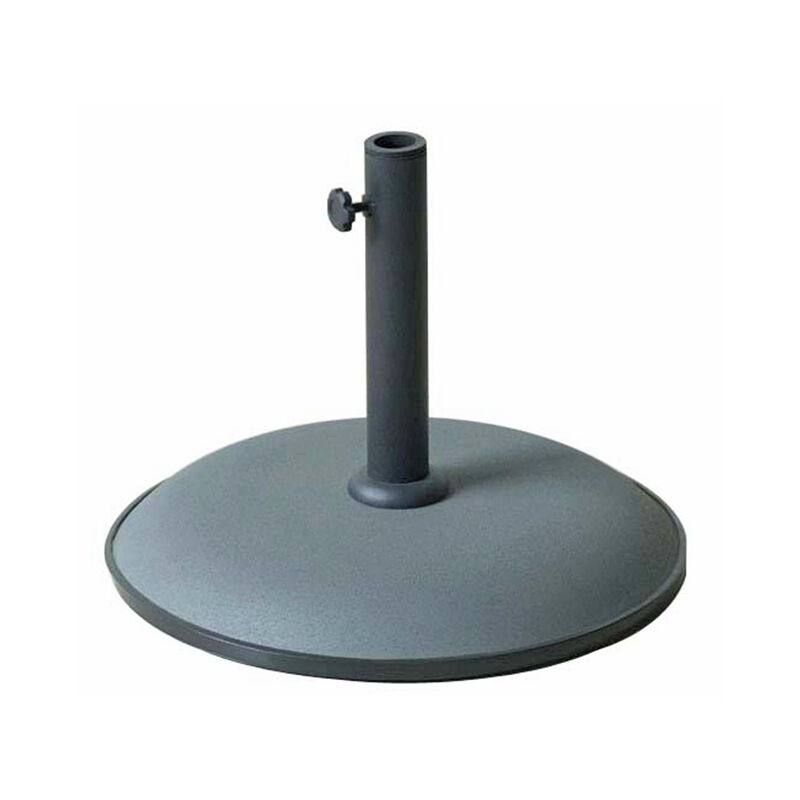 Pied de parasol 15 kg Hespéride en béton gris - Gris - Gris