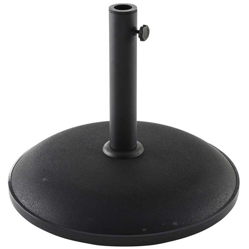 Hesperide - Pied de parasol 25 kg Hespéride en béton noir - Noir - Noir