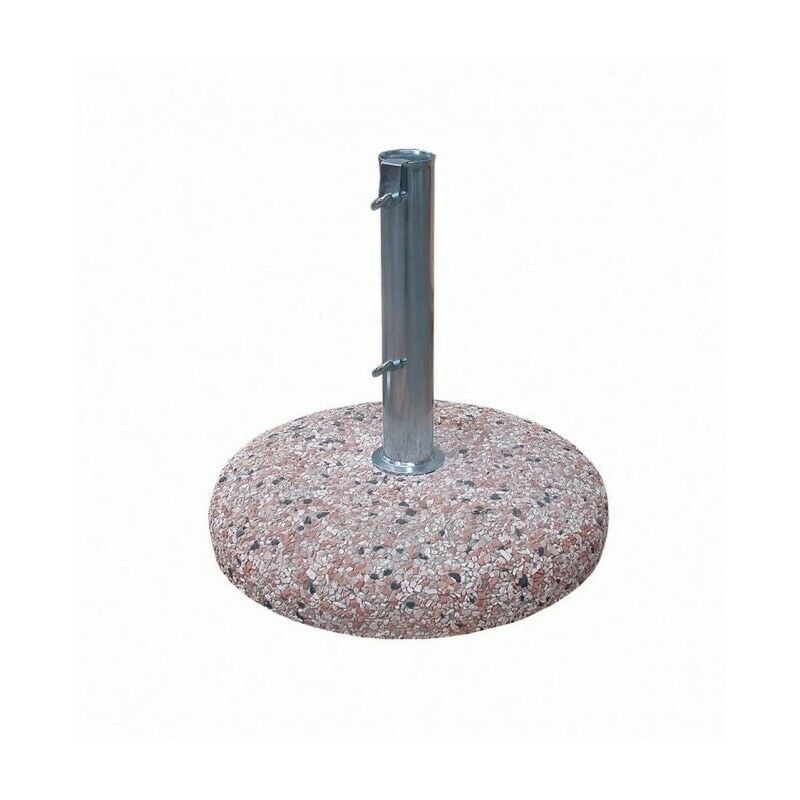 Iperbriko - Pied de parasol ciment 55kg tube 50