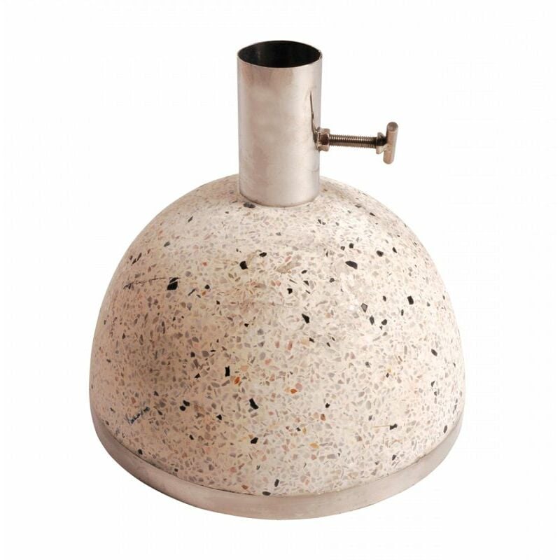 Pied de parasol granit blanc s