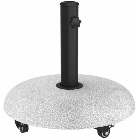 Pied de parasol Gris clair et noir 45 x 45 x 40 cm CFW42564