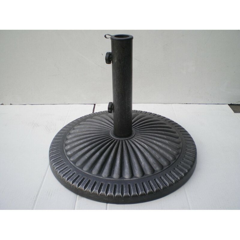 Line Cross - Pied Parasol Resine 15 Kg Imitation Fonte