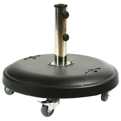 Pied de parasol noir 50 kg Hespéride
