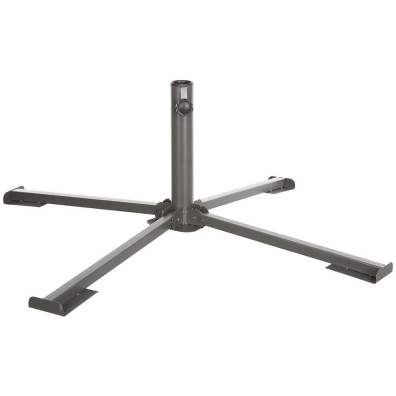 Pied de parasol pliant 25kg en acier traité époxy - Hespéride