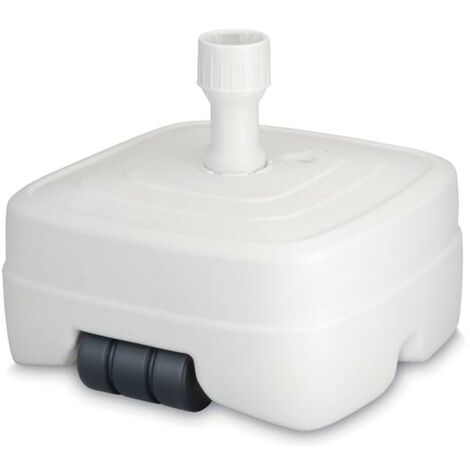 NIUBÓ Pied de parasol Résine blanche 45 lts - talla