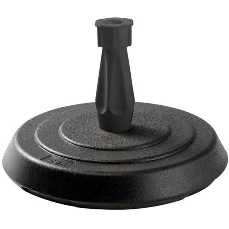 Plastique pied de parasol béton rond - gris foncé - 14KG 19646 g.gf PX36 - EDA
