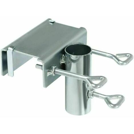 Pied de parasol, support de parasol pour balcon, balustrade de balcon, pince pour parasol, support pour jardin, terrasse, balcon, balustrade STOL