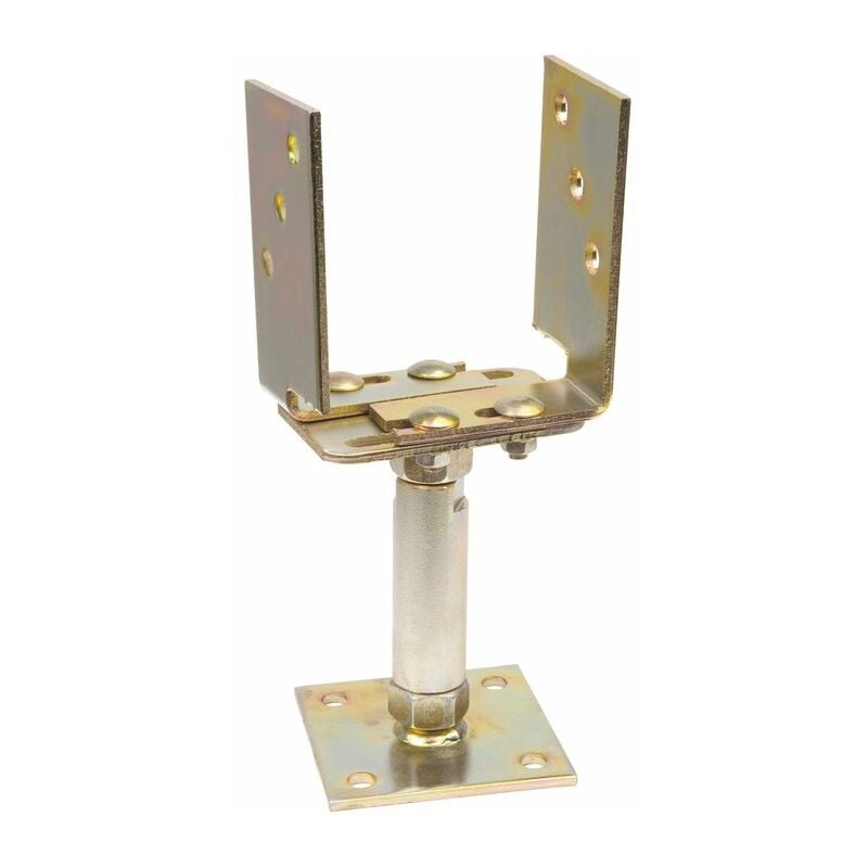 Pied de poteau en u réglable Alberts