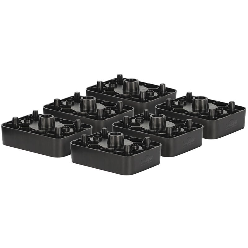 Lazer - Lot de 6 Réhausses Stabilifast - pour receveur de douche