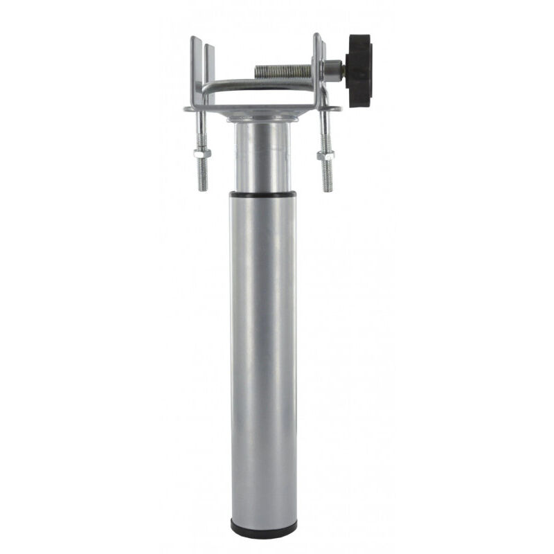 Pied de sommier réglable en aluminium gris 170 à 250 mm – Compatible cadre métal – Résistance aux charges lourdes – Design moderne – Cime