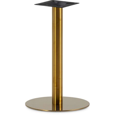 Pied de Table 45 x 45 x 72 cm Acier - Doré