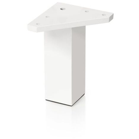 PIED DE TABLE ABS BLANC - 40X100 MM