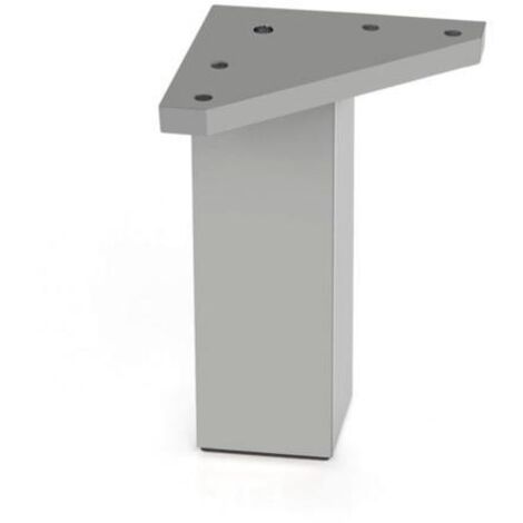 PIED DE TABLE ALUMINIUM ABS MAT - 40X80 MM