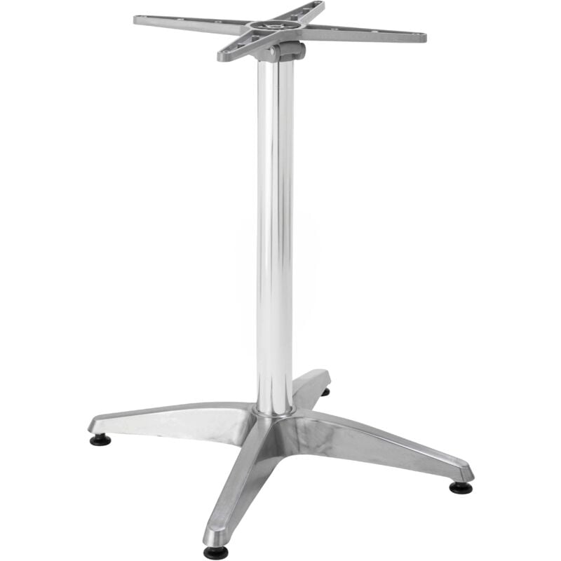 Oviala - Pied de table avec système inclinable 72 cm en aluminium gris Derby